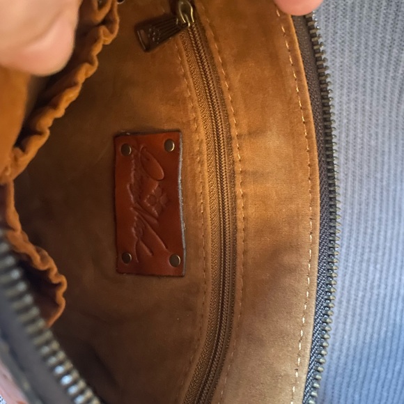 Patricia Nash wristlet. Tooled leather - Picture 2 of 5